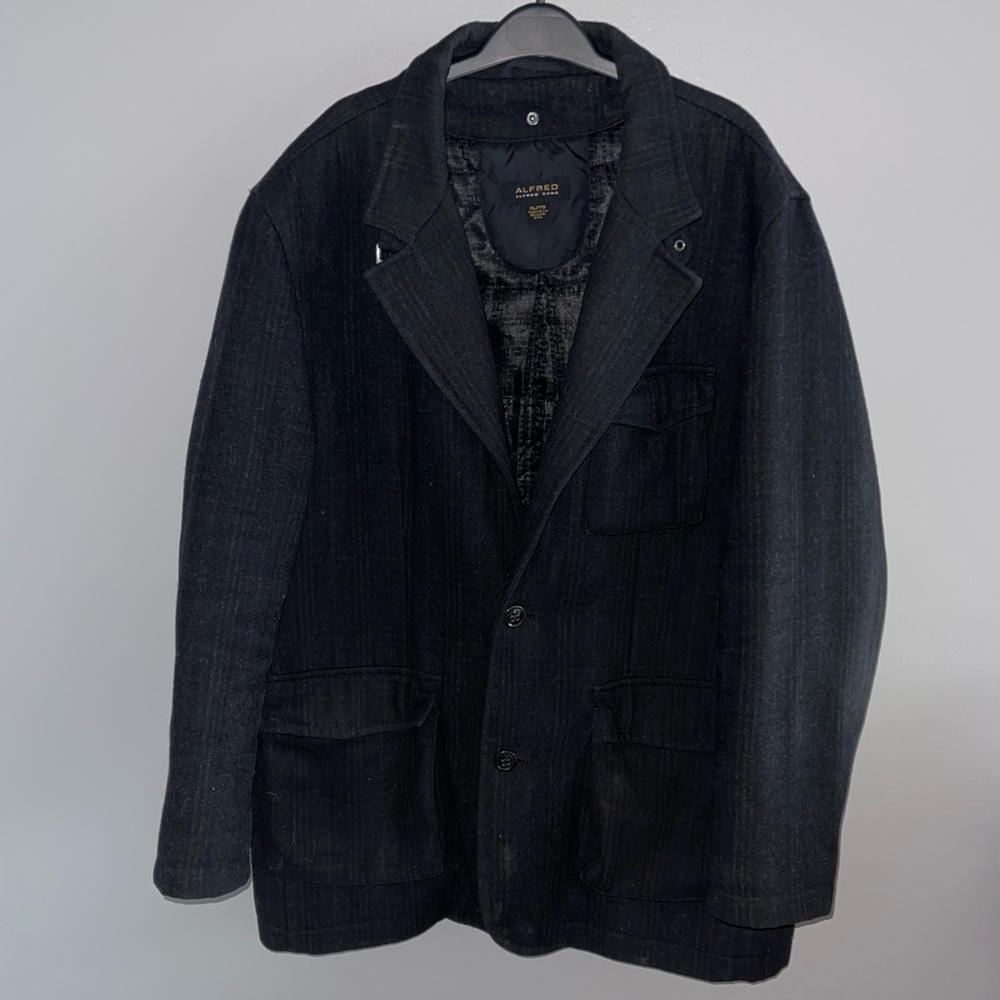 Alfred Sung men’s wool coat